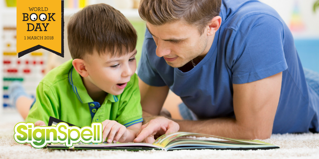 signspell's tweet photo. Perfect for reading at home, at school or alone. 

Signspell use's British Sign Language to tell our stories and improving children’s communication, spelling and literacy as well as helping them discover more. 

@WorldBookDayUK #WorldBookDay2018 #SignSpell https://t.co/hX1MuSCukL