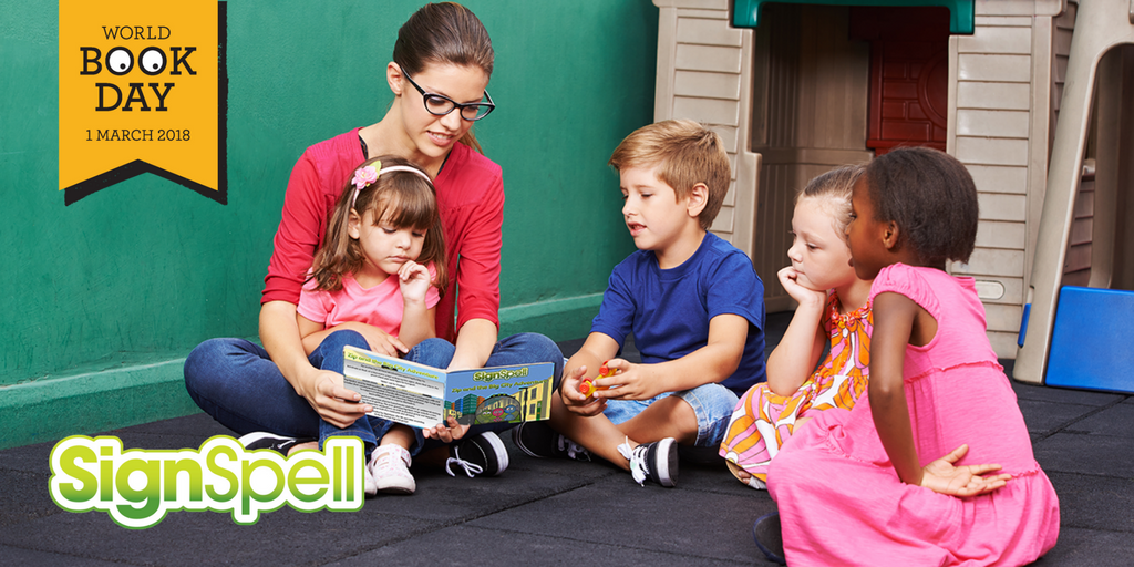 signspell's tweet photo. Perfect for reading at home, at school or alone. 

Signspell use's British Sign Language to tell our stories and improving children’s communication, spelling and literacy as well as helping them discover more. 

@WorldBookDayUK #WorldBookDay2018 #SignSpell https://t.co/hX1MuSCukL
