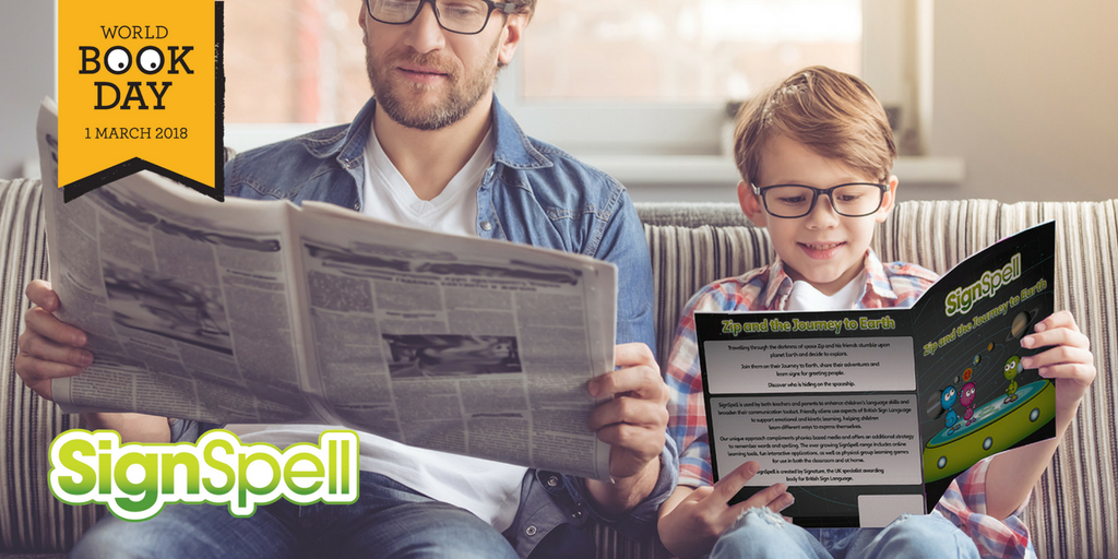 signspell's tweet photo. Perfect for reading at home, at school or alone. 

Signspell use's British Sign Language to tell our stories and improving children’s communication, spelling and literacy as well as helping them discover more. 

@WorldBookDayUK #WorldBookDay2018 #SignSpell https://t.co/hX1MuSCukL