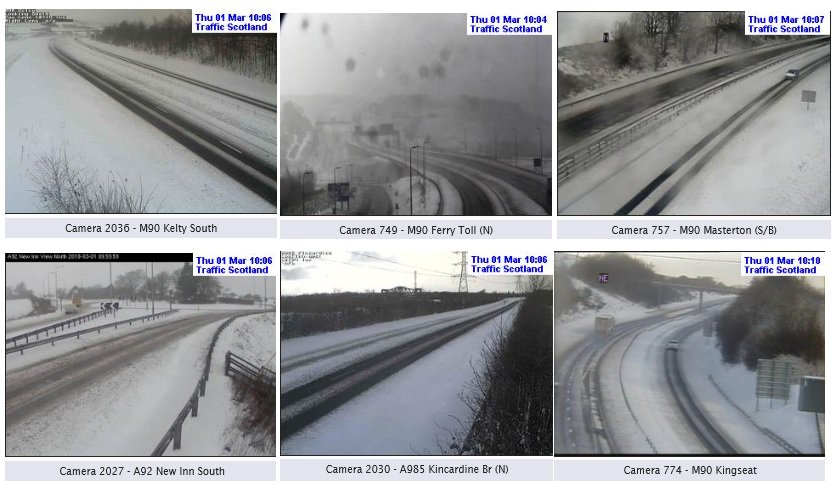We have been checking out some of the #LIVE cameras of #FifeRoads, courtesy of <a href="/trafficscotland/">Traffic Scotland</a>. Conditions remain challenging - please listen to the advice and don't travel unless you're an emergency worker. #KeepSafe