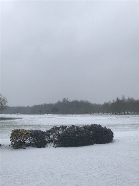 The Golf Course may be shut but the Clubhouse is Open for Breakfast and Lunch.