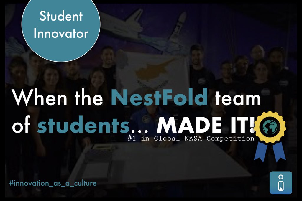 intoolab's tweet image. When the amazing student team of NestFold won the 1st place in NASA Space apps challenge...what an inspiration! #this_could_be_you 
#artificialintelligence #startup #innovation #edtech #science #ai #iot #millennials #students #university #tech #technology #motivation