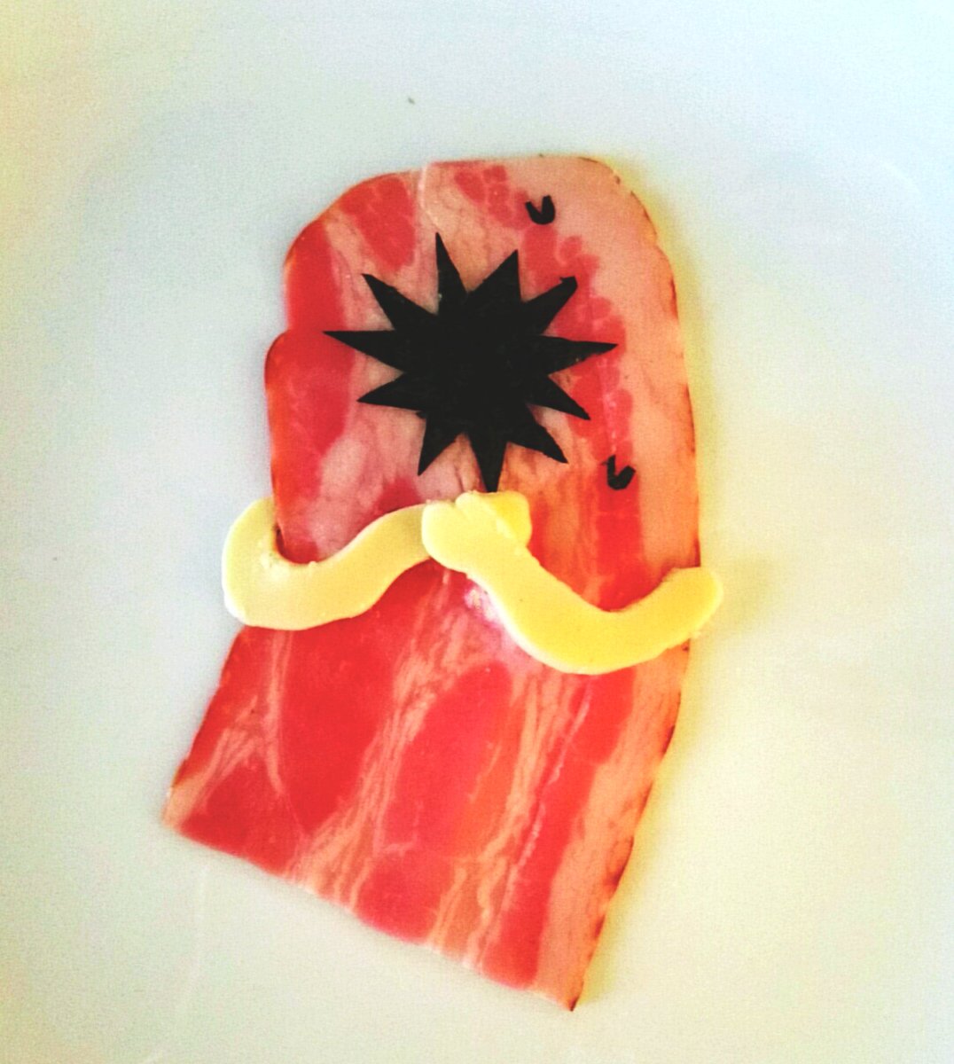 夕凪零音 ベーコンムシャムシャくん作ってみた このあとほうれん草と一緒に炒めてむしゃむしゃしました ベーコンムシャムシャくん ポプテピピック