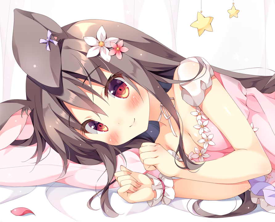 「…今日はつきみがそばにいてあげます?? 」|ぱん🍞のイラスト