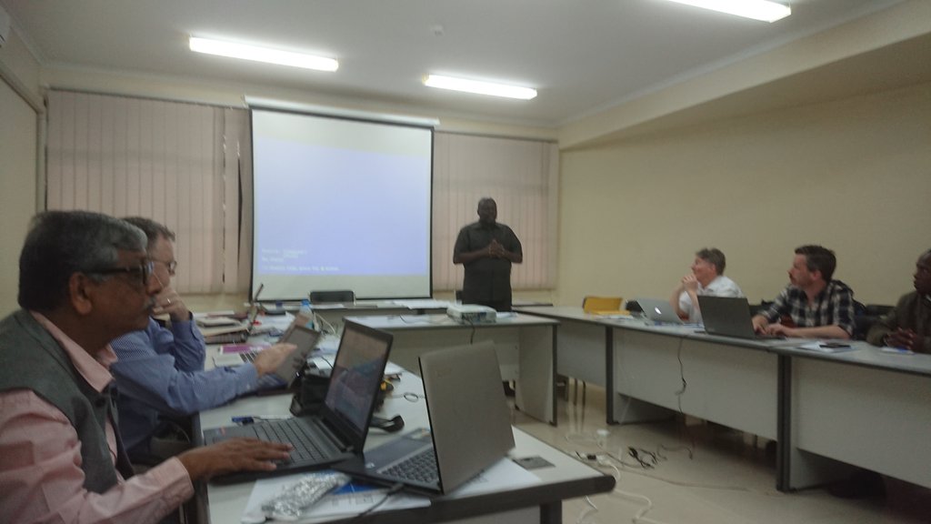 aquacultureadam's tweet photo. Dr Madalla kicking off the #SNIPH project in #Tanzania #sustainable #aquaculture @SoulfishRnC @BBSRC @ScotMarineInst @IoAStirling @NewtonFund https://t.co/GE4fefa8Gx