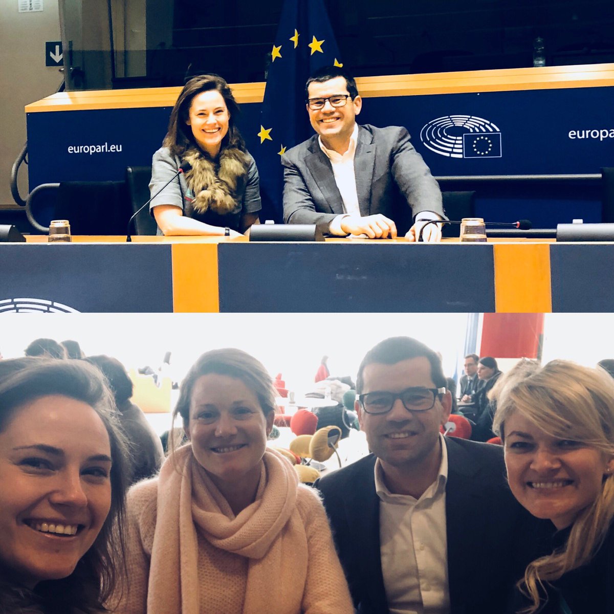 JulieLietaer's tweet photo. Hoog bezoek in het Europees Parlement ! #miniplenaire #ep #europeanparliament #topwest @anneleen_vb @SanderLoones @egomaniac_be https://t.co/FENP7Jr3DH