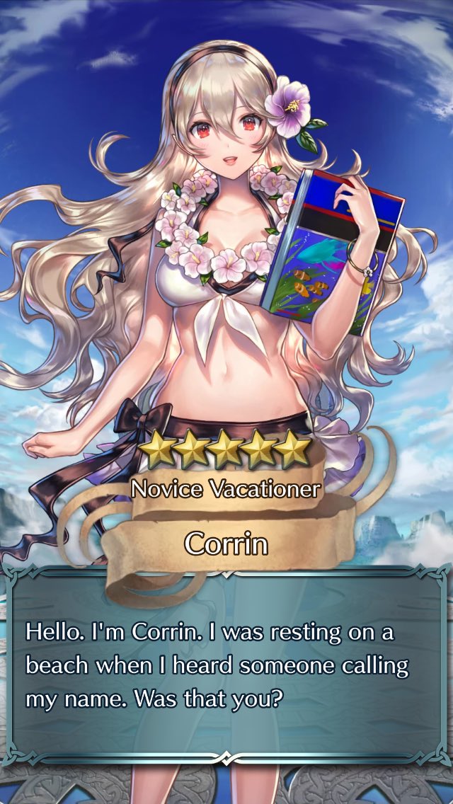 zoroarkrules25's tweet photo. Now this was a crazy Summon! 3 five stars on a 4.0 pitty rate, and a yolo summon of Summer Corrin!. All with pretty decent ivs! https://t.co/hXNBhUB1Gi
