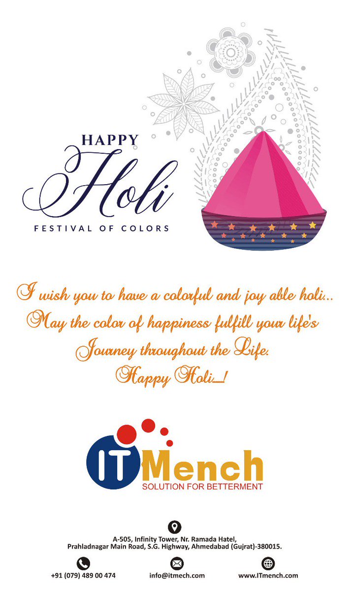 ITmench_inc's tweet photo. A Colorful Message To A Colorful Person, For A Colorful Holi Day, In A Colorful Way By Prayers, As A Pray, That The Colorful Ray, Forever Stay..! From our Colorful Family #ITmench Internationals, Happy Holi to All ! 
https://t.co/rhe72oQdEF https://t.co/qUC0RL71zs