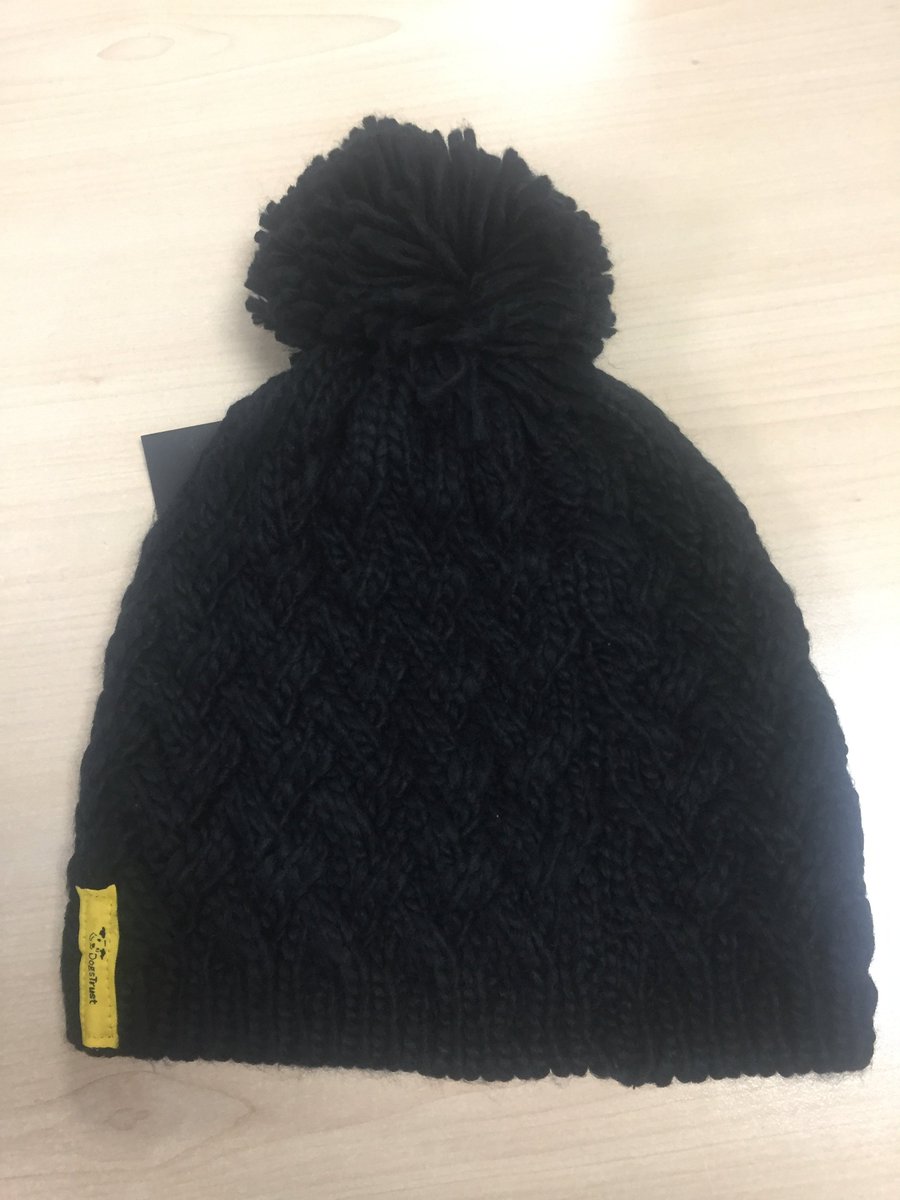 DogsTrust's tweet photo. @achrisevans The listeners here at Dogs Trust Head Office heard you need help to keep ur head warm... so a cosy DT Bobble hat is on its way to you! 🐶❄️#selfieplease @BBCRadio2 https://t.co/w9PoYEnRlz
