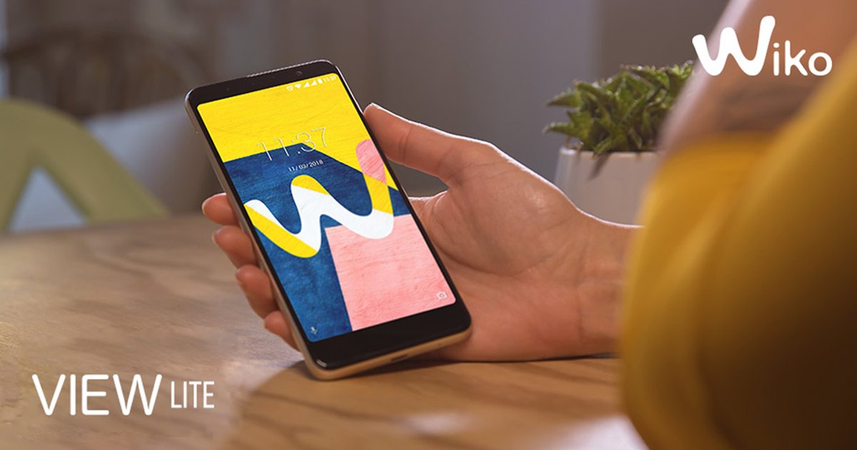 WikoItalia's tweet photo. Un'esperienza di immersione totale  con lo schermo ampio a 18:9 del #ViewLite. Design compatto, massima resa. #WikoMWC18 #MWC18 https://t.co/IxNpwI9lx6