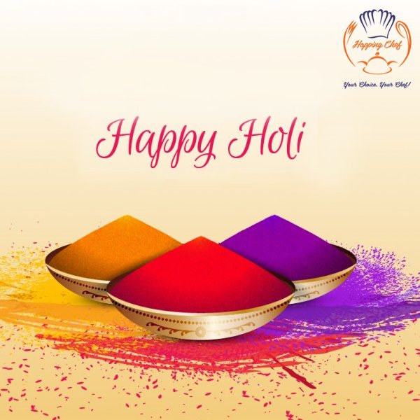 hoppingchef's tweet photo. Hopping Chef wishes you all a very Happy Holi. #ColourOfJoy #HappyHoli https://t.co/YGACf63ZdA
