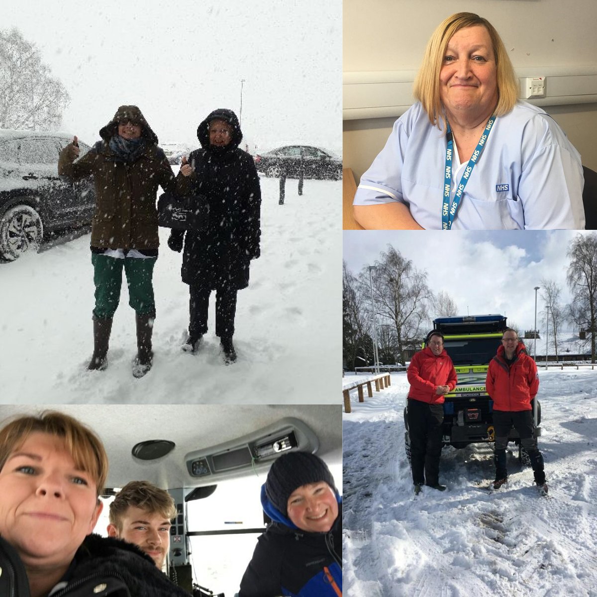 NCICNHS's tweet photo. As the snow continues so do the stories of #amazingpeople across #Cumbria pulling together to help us reach vulnerable people – via tractor, mountain rescue or on foot! Keep the stories coming! #Heroes ❄🚜⛷👏👩‍⚕️ https://t.co/hbOpi8pW4q