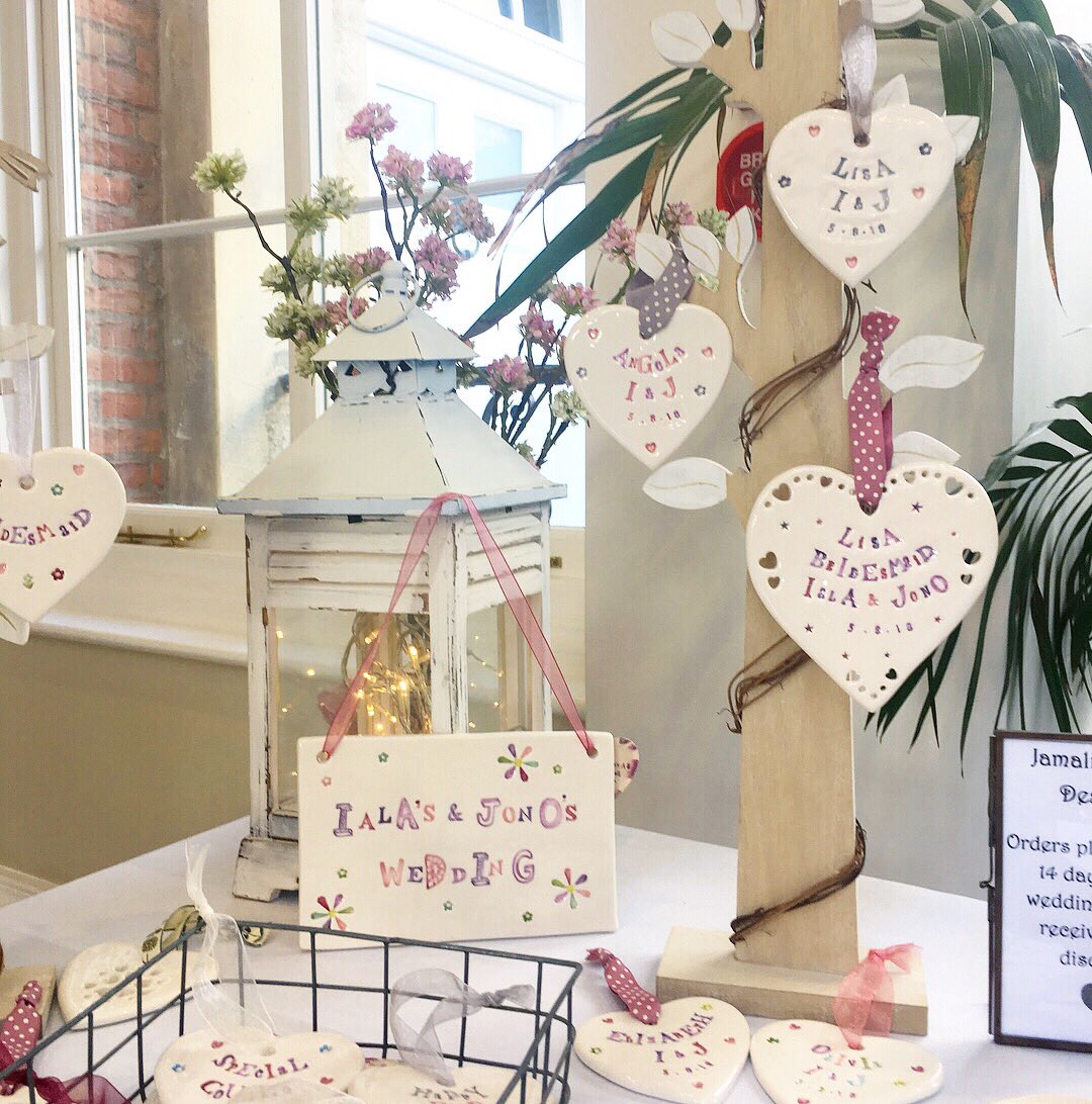 JamaliAnnay's tweet photo. Had a lovely day on Sunday at Goldsborough hall wedding fair showcasing some of our wedding pieces and personalised favours 👰🏼🎩 https://t.co/uWYMssLY8Q