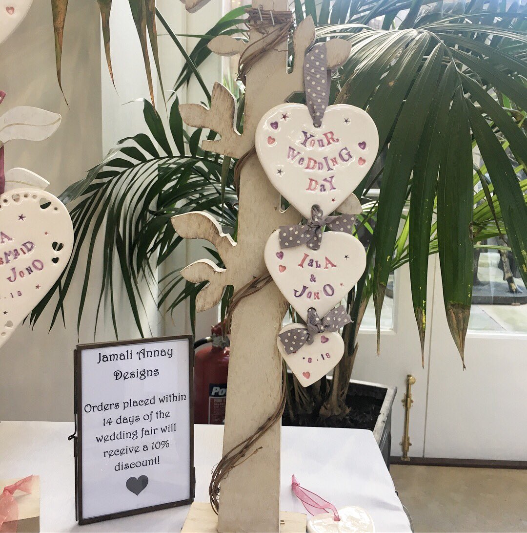 JamaliAnnay's tweet photo. Had a lovely day on Sunday at Goldsborough hall wedding fair showcasing some of our wedding pieces and personalised favours 👰🏼🎩 https://t.co/uWYMssLY8Q