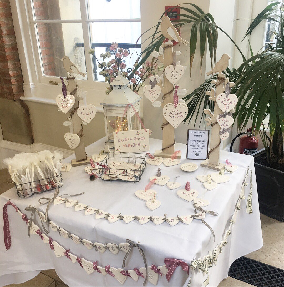 JamaliAnnay's tweet photo. Had a lovely day on Sunday at Goldsborough hall wedding fair showcasing some of our wedding pieces and personalised favours 👰🏼🎩 https://t.co/uWYMssLY8Q