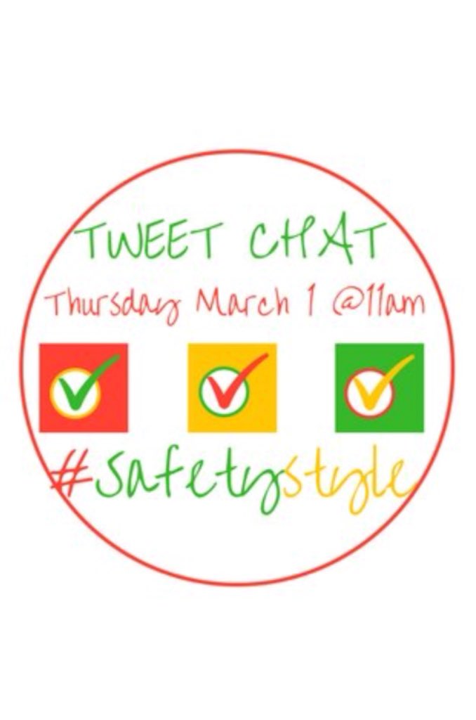 haliarose_uk's tweet image. Go make a cup of tea, 5 minutes til we start our #safetystyle chat. @SafetyRules_ok