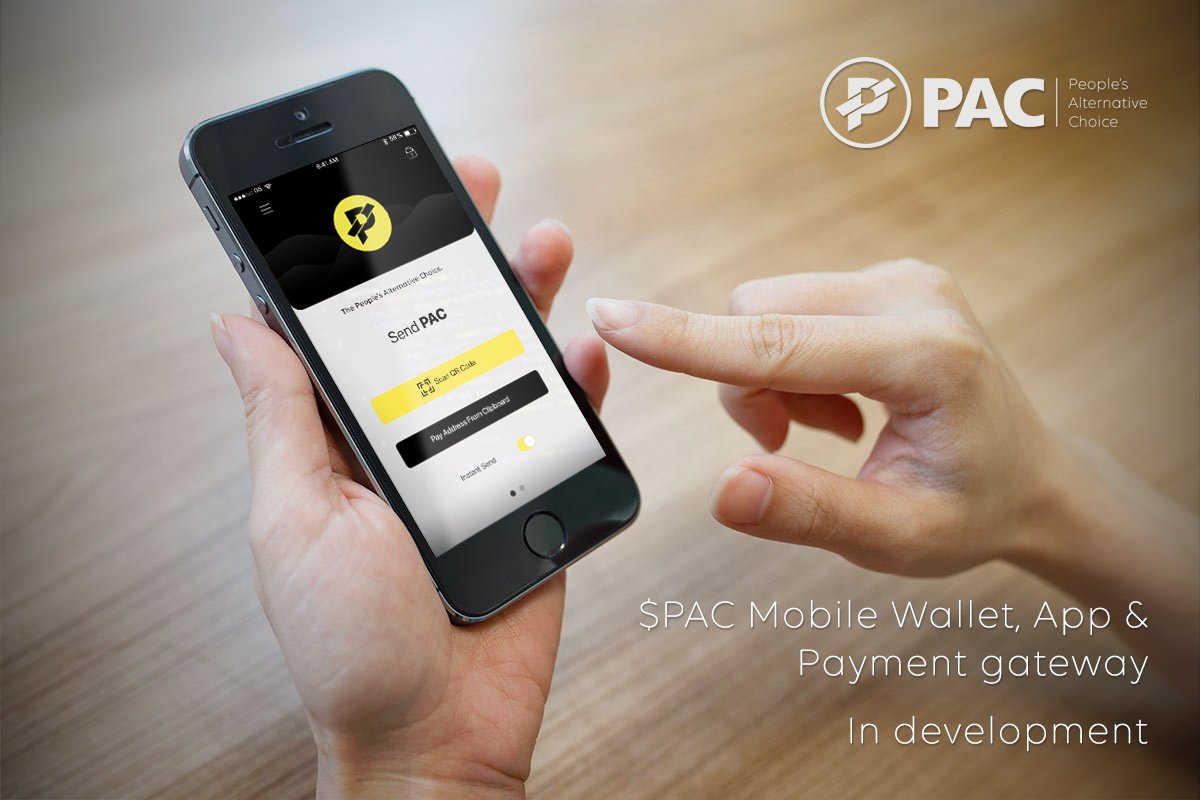 BradMarshVA's tweet photo. SURPRISE! - $PAC mobile #app, universal wallet &amp; payment gateway now in development! The $PAC wallet will streamline not only live monitoring of your balance but enable instant/private send features, QR code functionality and more! #paccoin #crypto #altcoin https://t.co/76nwyEbrp8