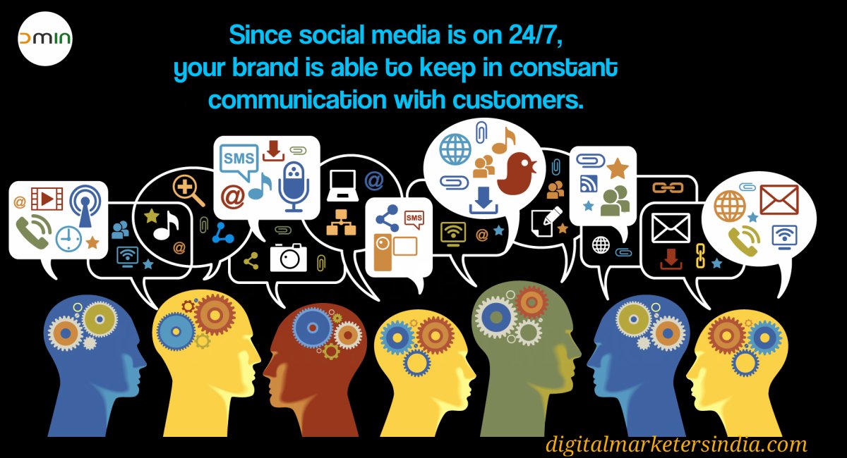 dmarketersindia's tweet photo. Stay Top of Mind With Your Customers
Since social media is on 24/7, your brand is able to keep in constant communication with customers
#SMM #LeadNurturing #CutomerRelation #CustomerCare #Networking #SocialMediaMarketing #DigitalMarketing https://t.co/rUDA2W02X6