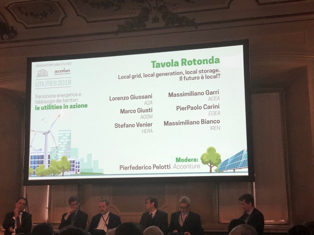 ReRebaudengo's tweet photo. Davvero interessante il dibattito al workshop @Accentureitalia @AgiciSrl su #Utilities2018, transizione energetica e fabbisogni dei territori: bravo il Prof. Andrea Gilardoni che ha aperto i lavori https://t.co/JzsvlKvAEs
