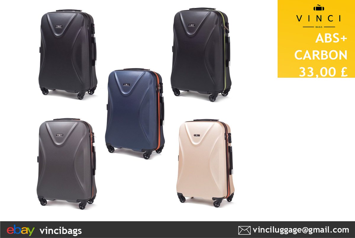 Lightweight in large size. Our 76l suitcase made from ABS (Acrylonitrile, Butadiene, Styrene) and Carbon, offers great capacity with very little weight. They can make your every journey easier!

Buy it here: bit.ly/2t8iczr

#suitcase #travel #lightweightbag #luggage