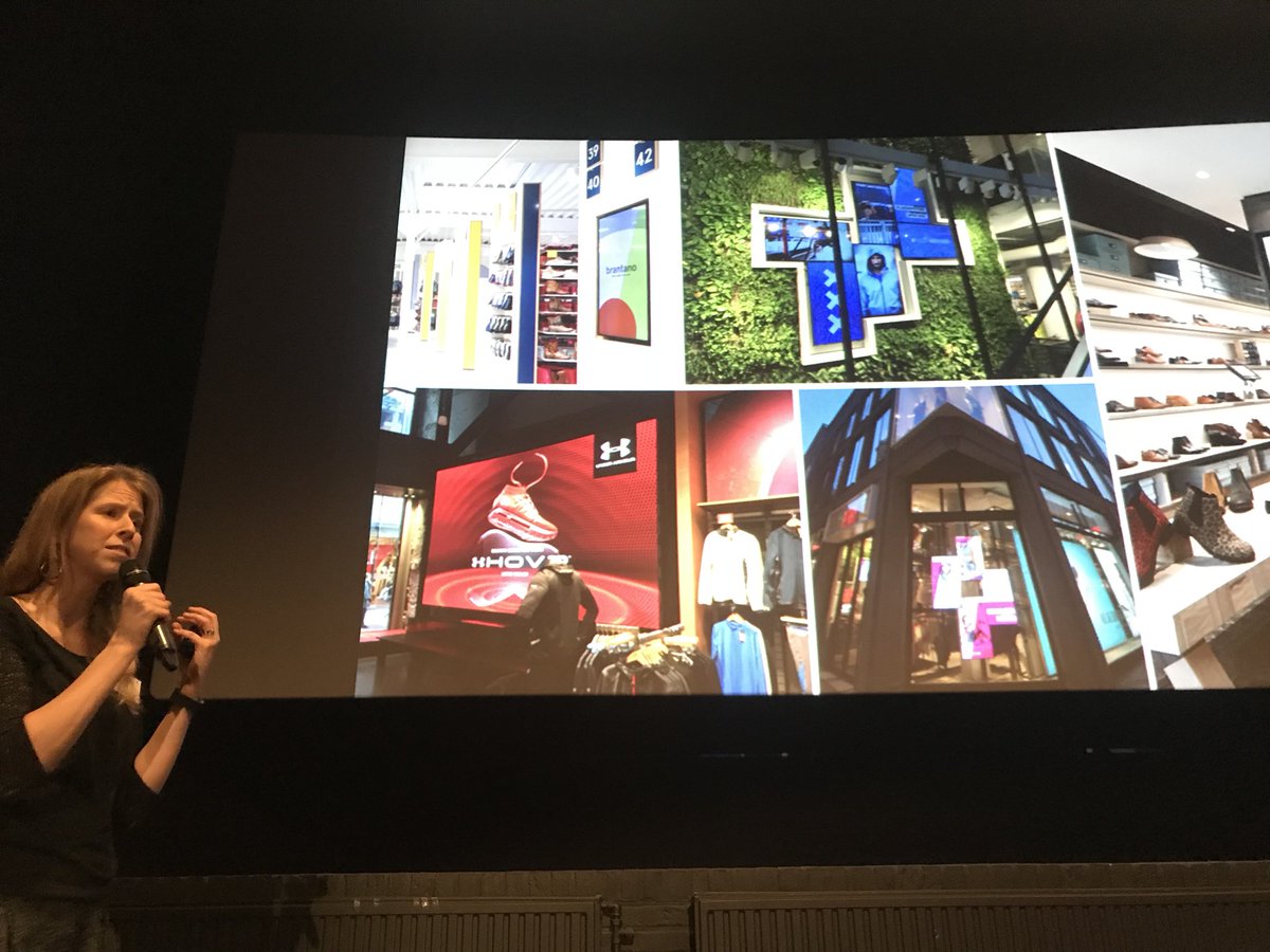 jweltevreden's tweet photo. Mooie presentatie van @NeleBruers van @DOBITSolutions over het belang van de context (doelgroep, doel, locatie en tijdstip) voor content op digitale schermen en concrete tips voor #retailers over het effectief inzetten van de content! #OMC18 Congress, #Mechelen https://t.co/2K6fysed0V