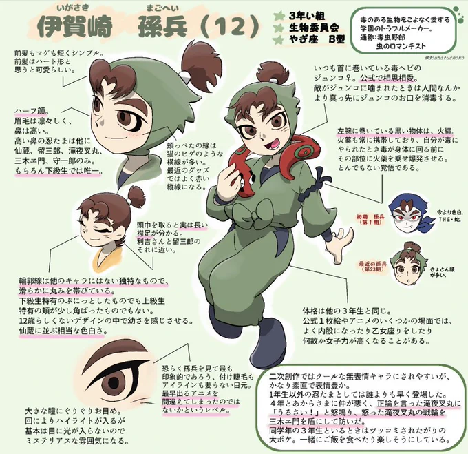 #三いの日
忍たま界きっての美少年・伊賀崎孫兵くんをよろしくお願いします!大好き!! 