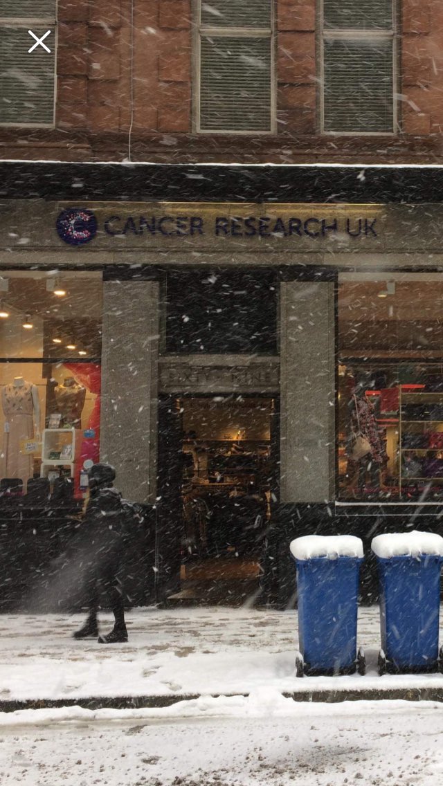 CRUK69QueenSt's tweet photo. #Glasgow, WE ARE OPEN and issuing a severe bargain warning. Come down and say hello if you find yourself in the city centre, #cold and with #snowwhere to go! #coats #knitwear #hats #scarves #gloves #TheBeastFromTheEast https://t.co/mEPlvRnJNO