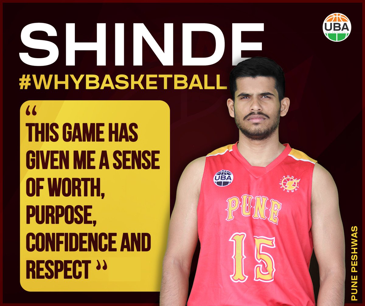 Every basketball player has an origin story. Here's <a href="/shindeofficial/">Siddhant Shinde</a>'s #WhyBasketball story. “As a kid, my self-esteem took a hit. Then I turned to basketball and it gave me a sense of worth, purpose, confidence &amp; the respect that I hold in society today." #UBAIndia