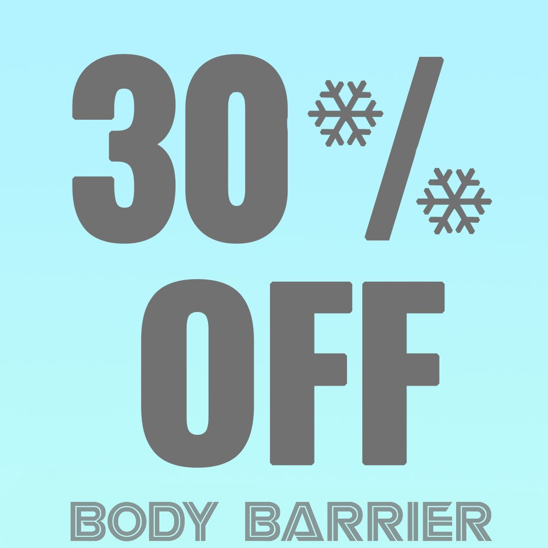 Snowed in? Treat yourself with 30% OFF our whole range! #BodyBarrier #madeingb #snow #thermal #baselayer