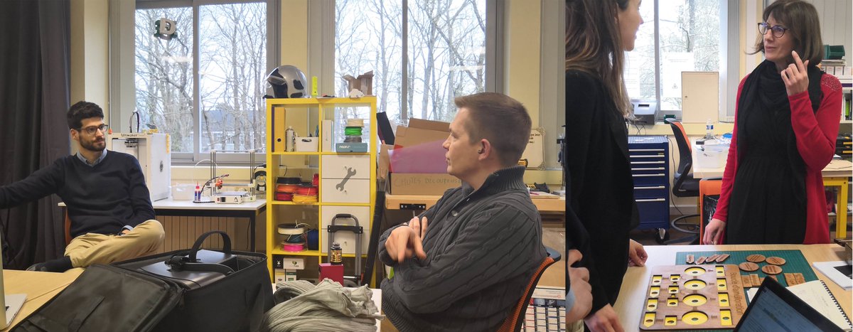 YoannTribodet's tweet photo. @MakerTour, Ravis de vous avoir montré un peu de "l'énergy" qui nous anime, notre envie d'innover en #Pedagogie et de faire vibrer l'expérience stagiaire. Des sourires, des échanges, et un état des lieux des projets nés du #formelab #gazlab @EnergyFormation 😉#grdfouest https://t.co/fBEZooHpjK