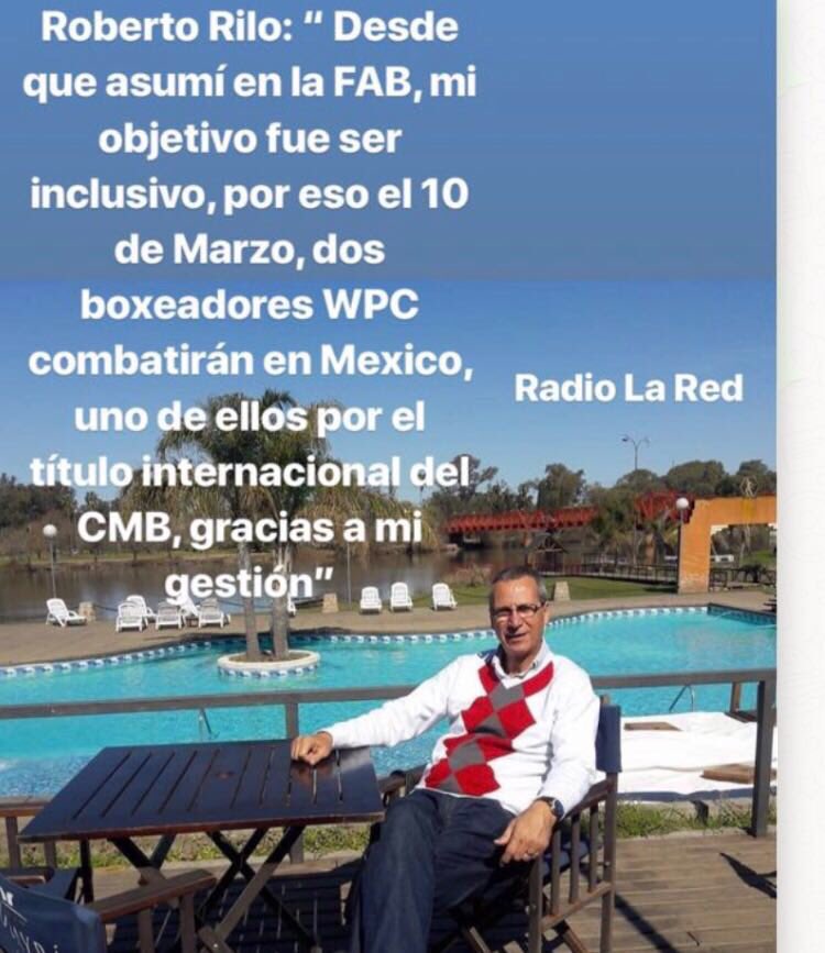 La <a href="/FABoxArg/">Fed. Arg. de Box</a> y el consejo directivo desmienten y aclaran que es mentira la circulación de la foto y las palabras que están escritas ...