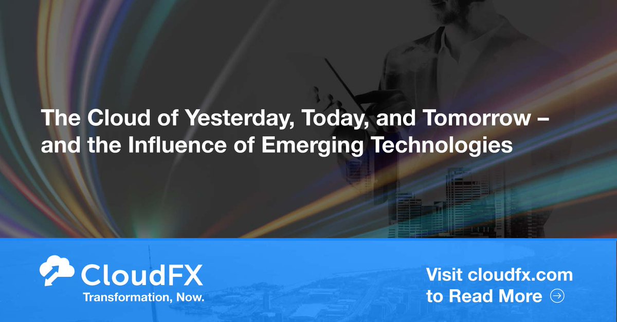 CloudFX's tweet photo. Early stage cloud computing was certainly more technical than it is now; however, no more than managing a data centre – something that IT departments at the time were well used to. https://t.co/D7C8AmSs1j https://t.co/i8k9XxkYs1
