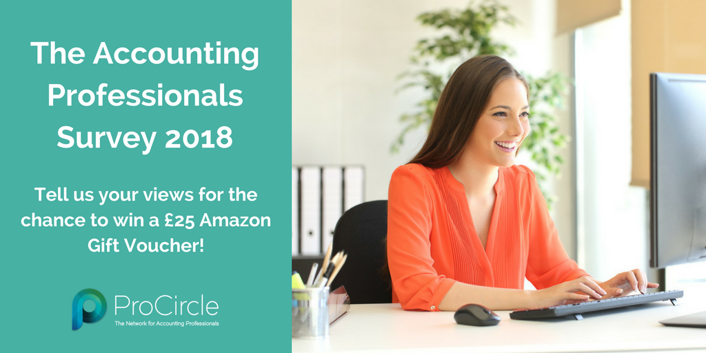 ProCircleNet's tweet image. * COMPETITION TIME FOR #ACCOUNTING & TAX PROFESSIONALS! *
One lucky survey participant will be selected at random to win a £25 Amazon Gift Voucher.
Take the survey and enter now at - goo.gl/forms/vCgnuOmb….