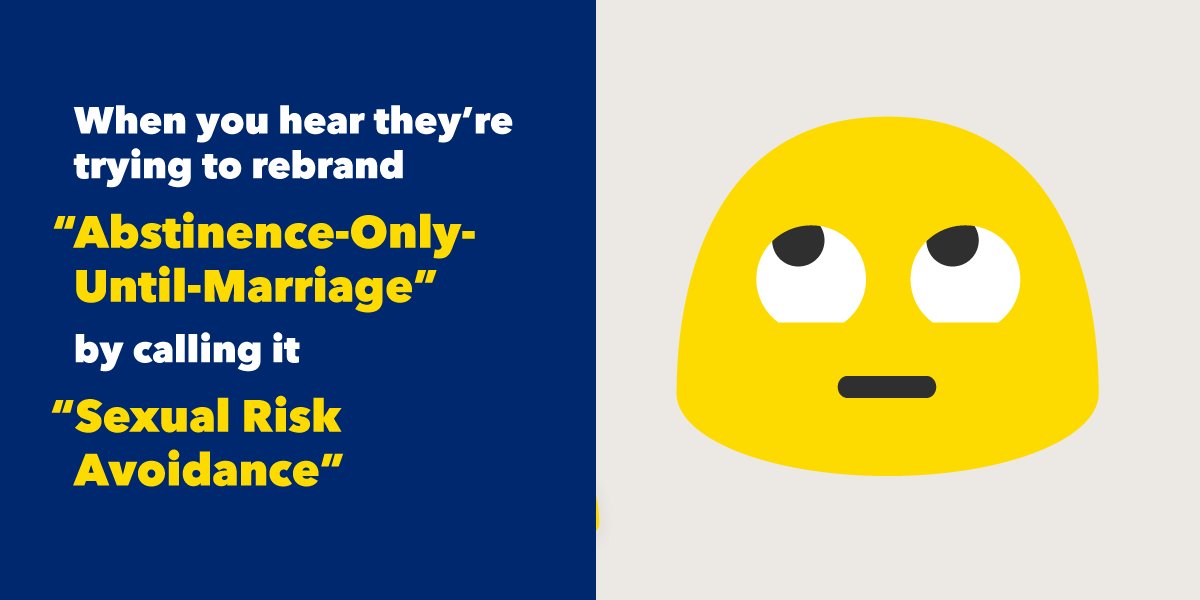 PPFA's tweet photo. Different name, same meaning. Don’t be fooled — it’s still the same shaming, harmful, and ineffective program. #NayToSRA https://t.co/6hPmxN9WGb