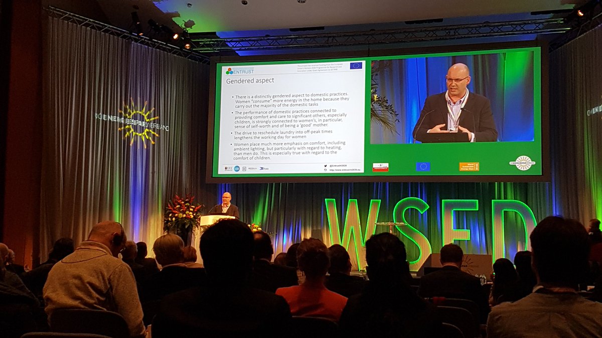 giullina's tweet image. Energy is invisible and affected by practices dependent on gender, class and social expectations - we need to know humans @NPDunphy presenting @EntrustH2020 at #WSED