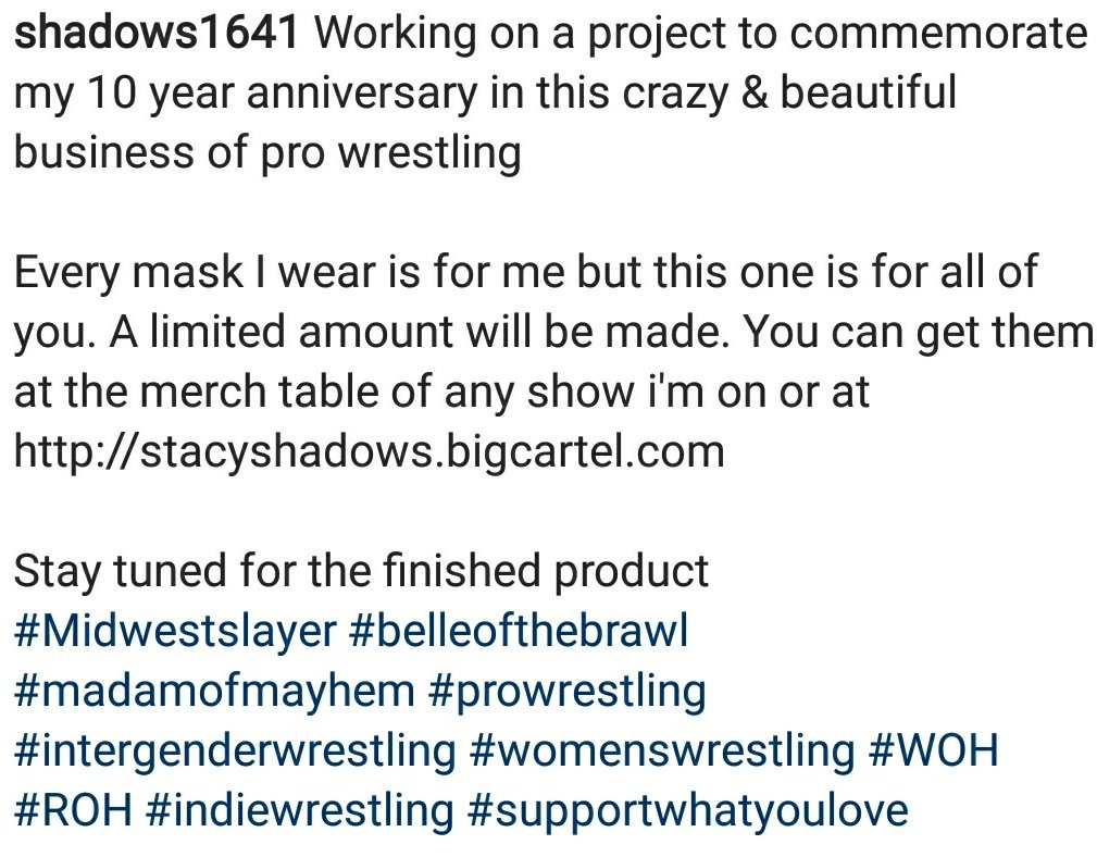 StacyShadows's tweet photo. The 10th Anniversary Mask will be added to https://t.co/3Cf8EaZoda
TOMORROW
A limited amount will be made so get your order in!! #midwestslayer https://t.co/j5dacQSjb1