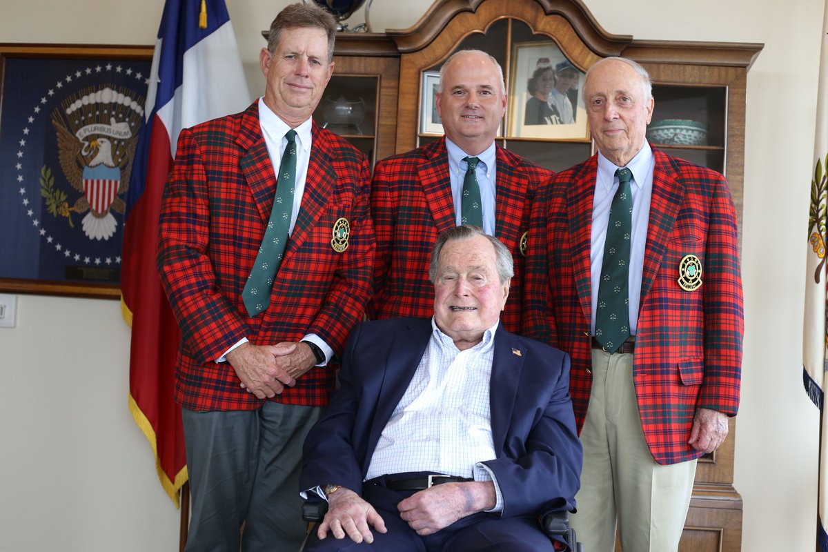 <a href="/ASGCA/">ASGCA Home Offices</a> leaders John Sanford, Jeff Blume &amp; Rees Jones met with President George H.W. Bush this week, ahead of Mr. Bush's receiving the ASGCA Donald Ross Award in April. <a href="/GeorgeHWBush/">George Bush</a> <a href="/JeffBlumeASGCA/">Jeff Blume, ASGCA</a>