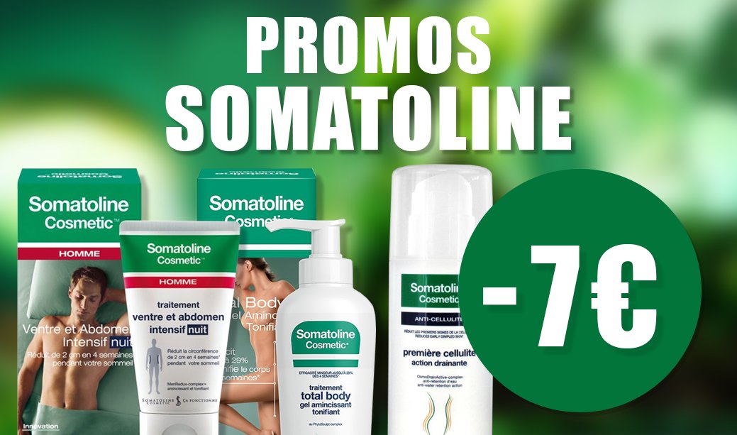 PharmaPolygone's tweet image. [PROMOTIONS] -7€ de réduction sur les soins minceur SOMATOLINE.
Grâce à ces soins minceur, retrouvez une peau ferme et sans imperfections sur votre ventre, vos cuisses et vos fesses ... &amp;gt;&amp;gt; ow.ly/z9MW30iH6P8