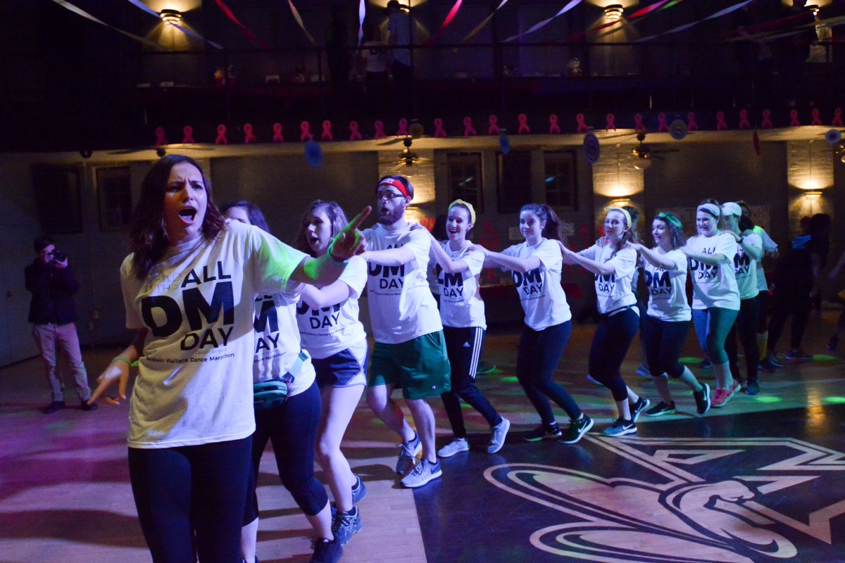 BaldwinWallace's tweet photo. Congrats to the student dancers and donors for helping the student-led BW Dance Marathon raise more than $23,000 for the Elizabeth Glaser Pediatric AIDS Foundation! #BWDM18 https://t.co/YTDk9hMK00