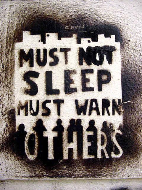 FoamCafe's tweet photo. #breadmageddon #breadwatch (an old graffiti image from Dublin's Aungier Street 1999.) https://t.co/VkoSplg97U