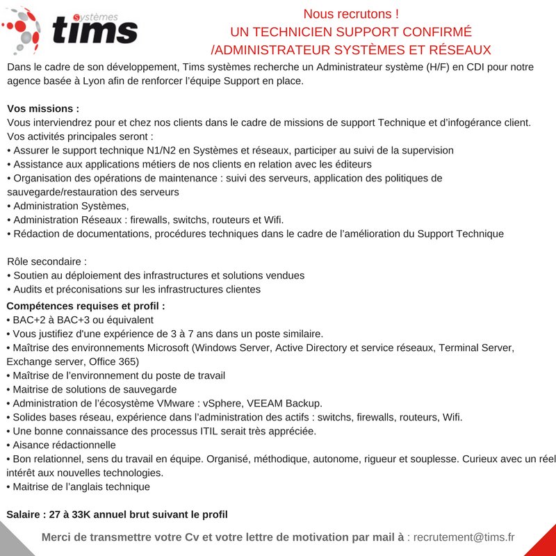 Lettre De Motivation Administration Systeme