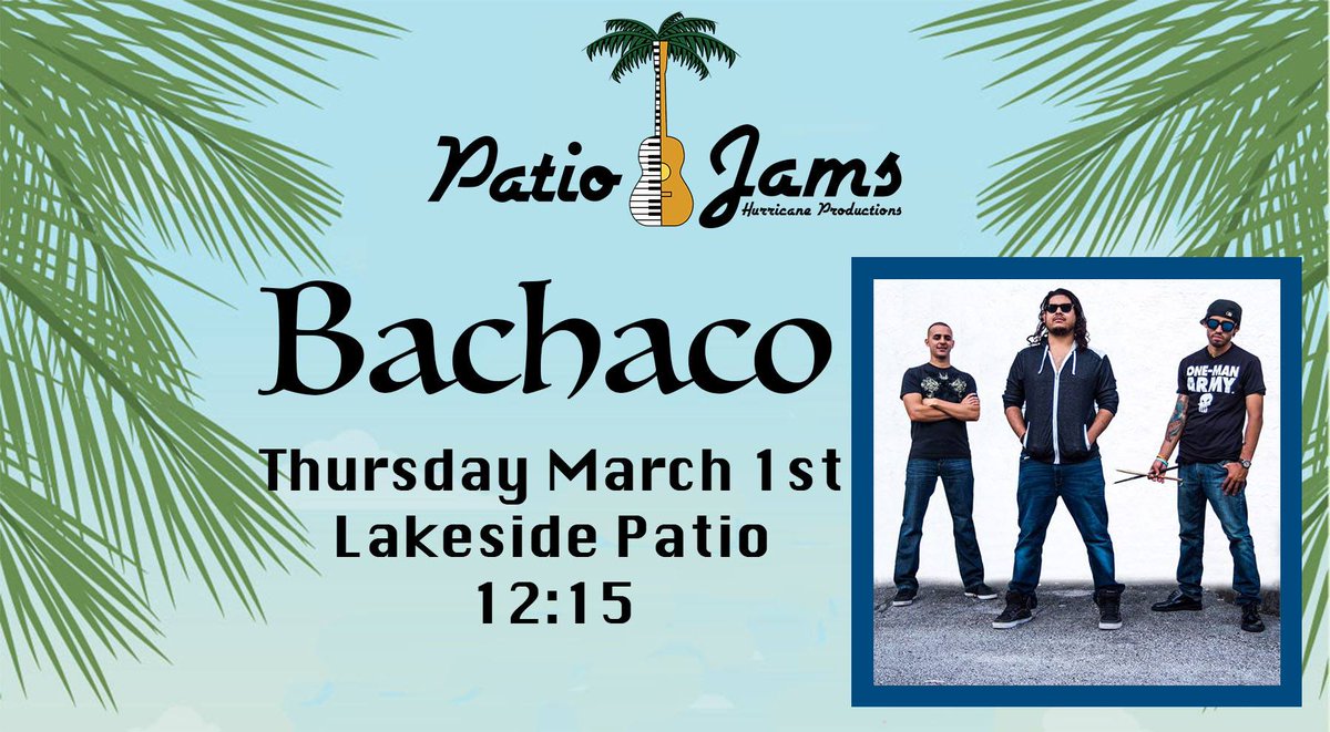 HPmiami's tweet photo. It's 79 ° F and sunny ☀️🕶️ perfect day to grab a bite, eat outside, and listen to some free music with Patio Jams 🎸 https://t.co/bPyT904Sbp