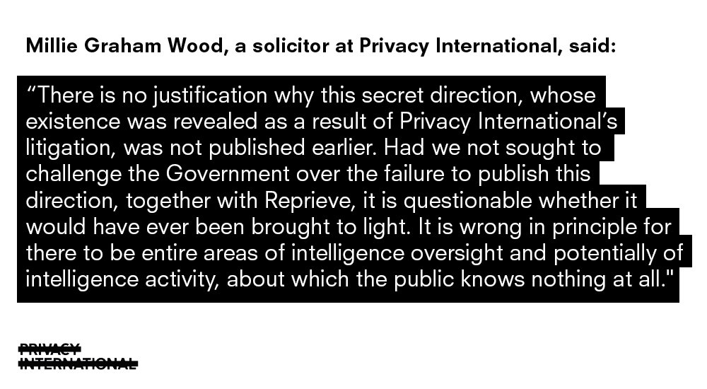 privacyint's tweet photo. @milliegw @Reprieve PI comment on the mysterious #ThirdDirection document being published... https://t.co/JA80QD5561