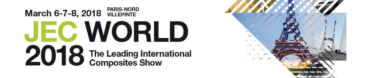 N12Technologies's tweet photo. Come see us at JEC on March 6-8, Hall 6, booth K-28! #JECWorld2018 https://t.co/B7oCCcuP6C