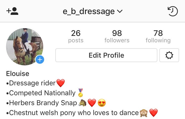 EB_Dressage's tweet photo. If you haven’t already, go and follow me on Instagram! 💙👍 very active on there go and see what we’re up too 🤩😆😜 #Dressage #Competing #247Equestrian #StyleReins #Instagram #Followers https://t.co/Grf7ySIfye