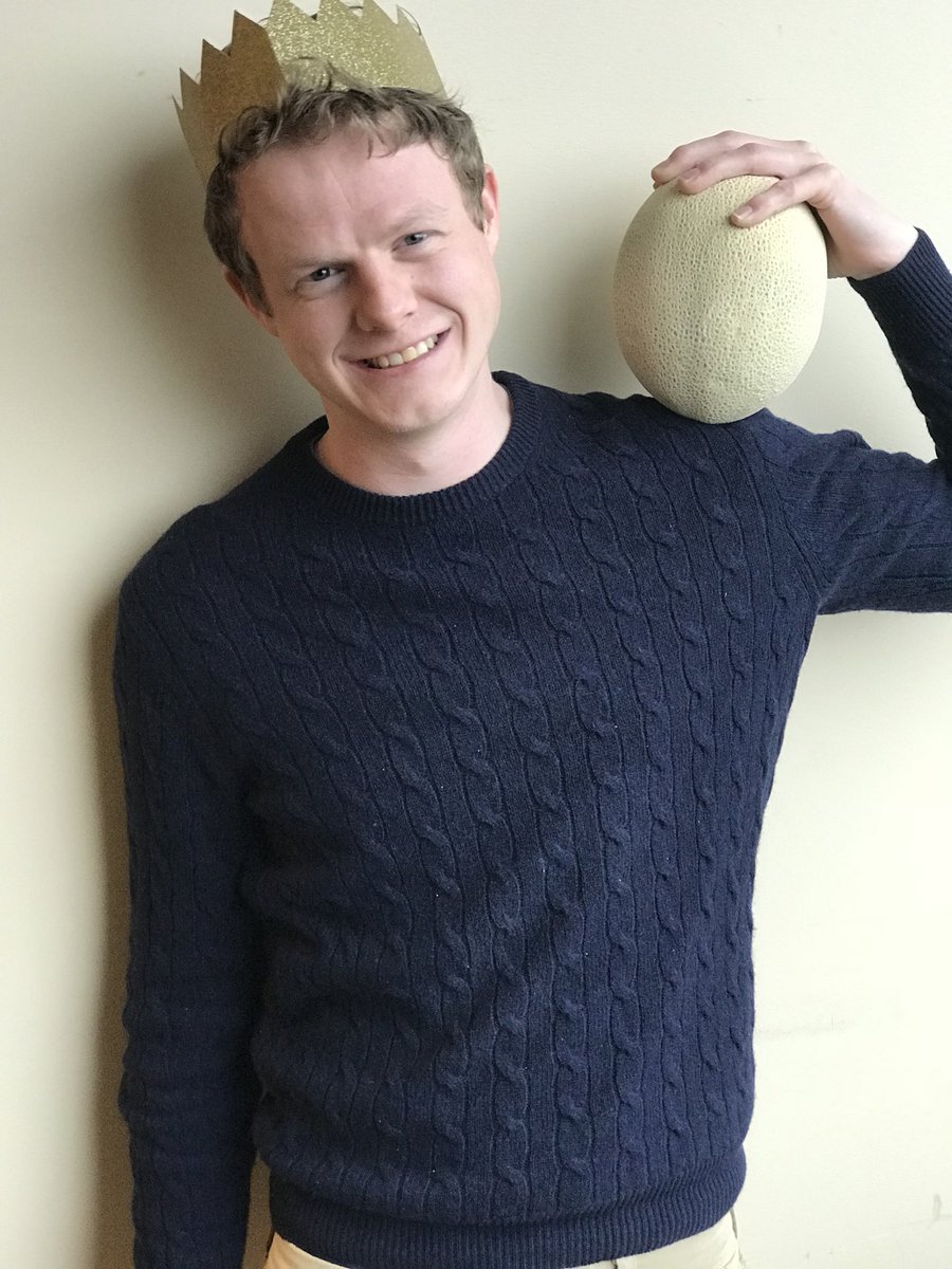 ncsu_fsc's tweet photo. You might now Chris as you Food Science Club Vice President, but he is also known as the cantaloupe king. His research deals with identifying cantaloupe contact surfaces in retail environments https://t.co/r993YJuFGX
