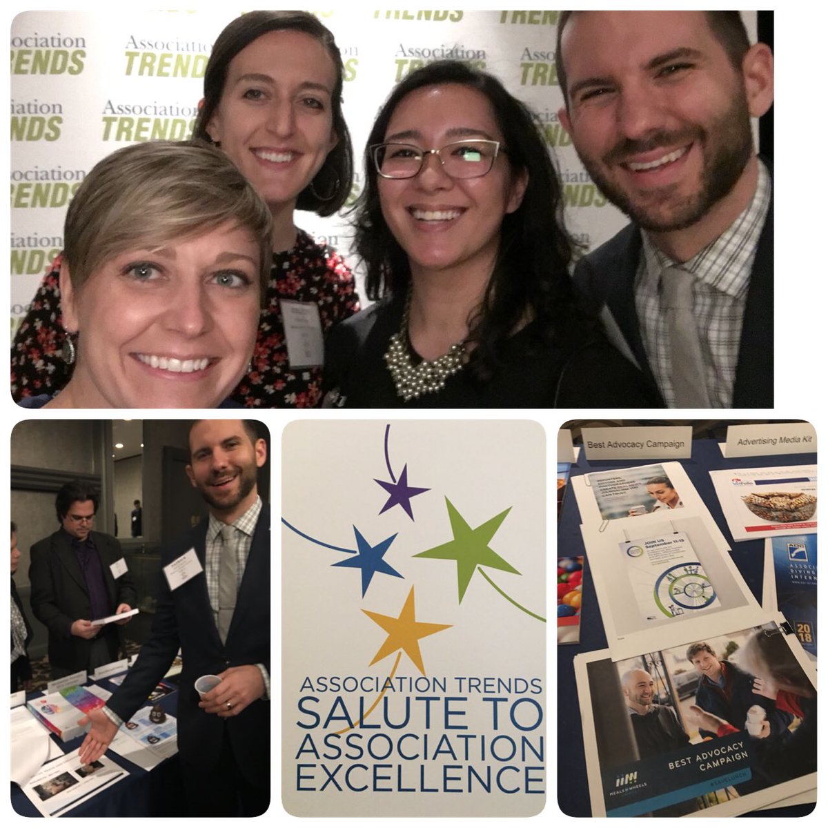 NoSeniorHungry's tweet photo. .@_MealsOnWheels in it to win it at #S2E2018 for best PSA &amp; Advocacy campaign #SaveLunch CC: @TRENDStweets https://t.co/O6Zz7Lw64N