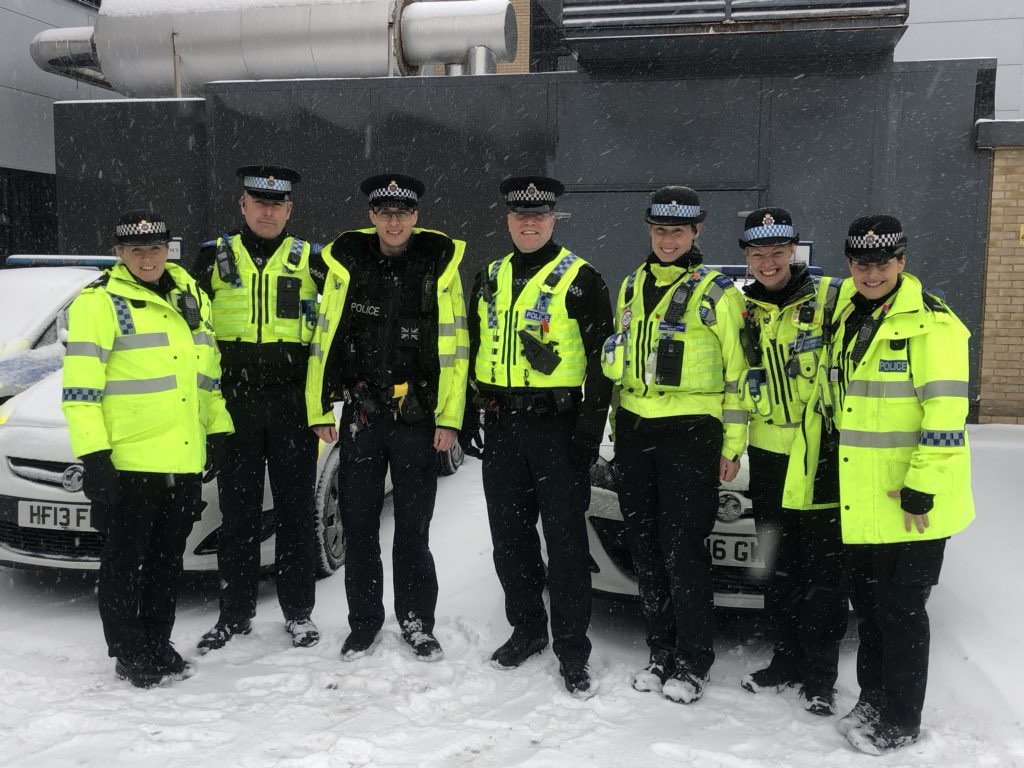 Massive thank you to our officers and staff working hard with partners to keep everyone safe during the inclement weather.