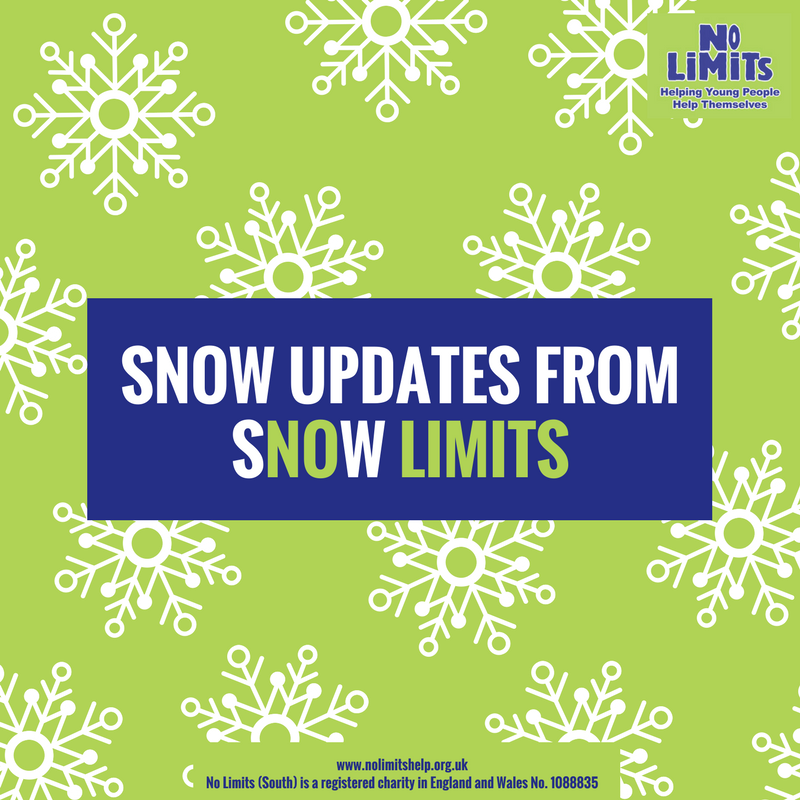 nolimitshelp's tweet photo. โ๏ธโ๏ธSnow Updateโ๏ธโ๏ธ
The No Limits Advice Centre is now CLOSED for the day!
Please note that all counselling appoints taking place on Friday 2nd March at both our Advice Centre (13 High Street) and Head Office (35 The Avenue) have been cancelled.
#sNOwLIMITS https://t.co/XGb55K2RrZ