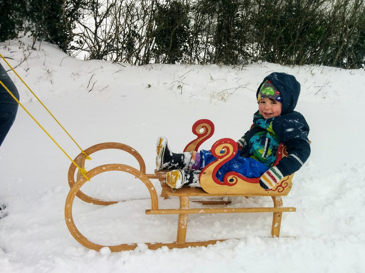 nuaSled from nuaCanoe! #sneachtageddon #StormEmma
